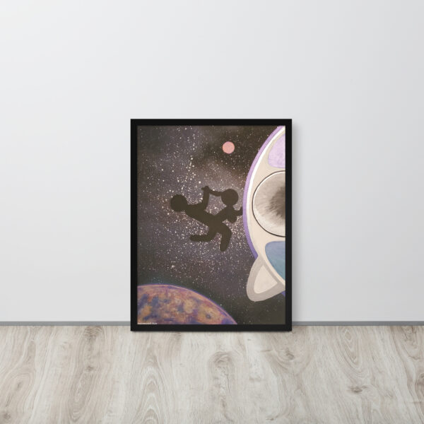 BOOST HER ROCKET - 18"X24" FRAMED POSTER