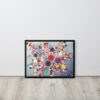 EXPLODING BALLS - 18"X24" FRAMED POSTER - Image 2