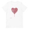 MY BLEEDING HEART - SLIM T-SHIRT 4.2 oz - Image 3