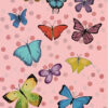 BUTTERFLIES ON PINK - 12"x16" THIN CANVAS - Image 2