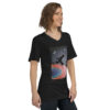 HEELS OVER HEAD - UNISEX V-NECK - Image 3